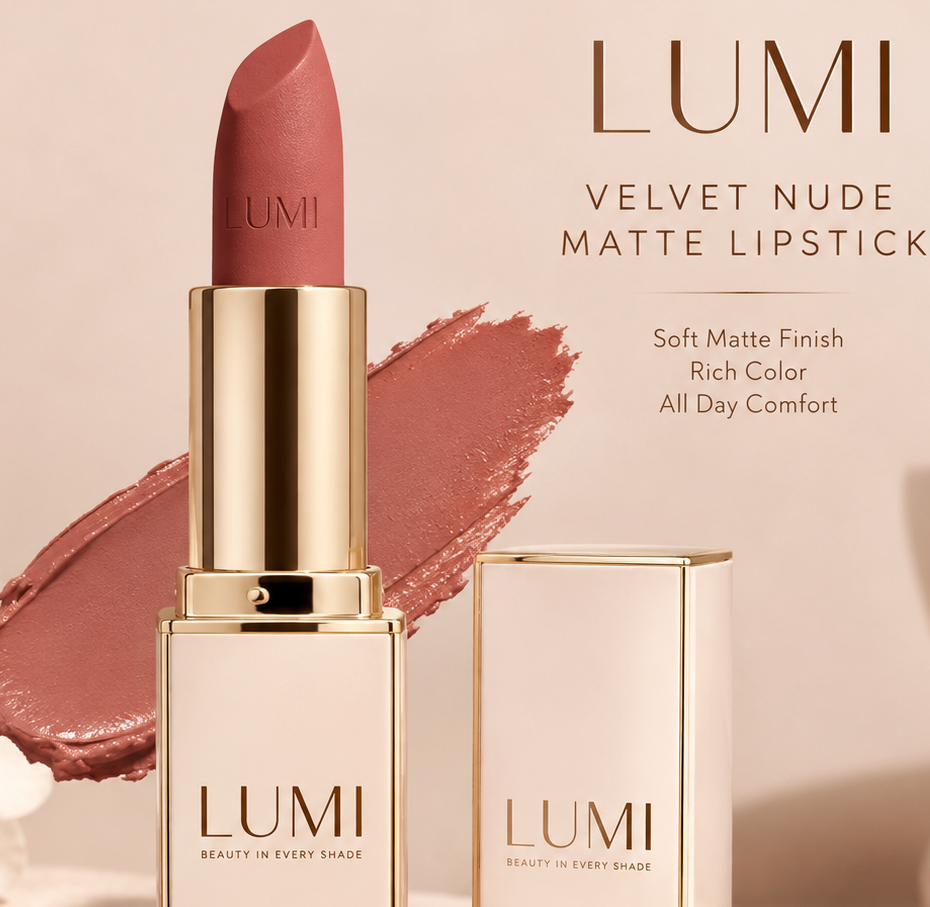 LUMI Velvet Nude Matte Lipstick - Image 3