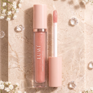 Lumi Crystal Nude Gloss – High-Shine Nude Lip Gloss